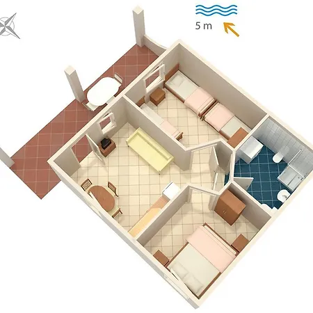 Luka Dubrava 4568b Apartament Janjina